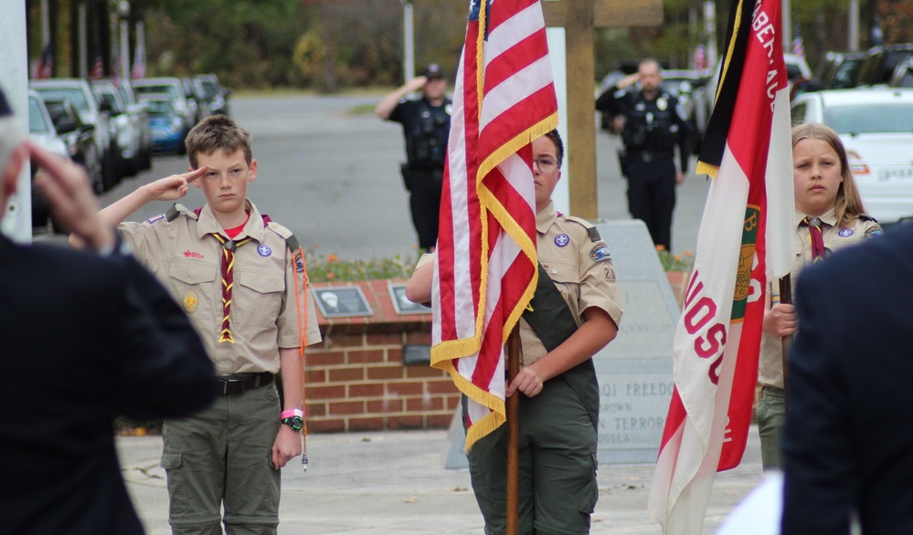 NWS Yorktown Commanding Officer participates in annual Veterans Day Event in Poquoson, Virginia