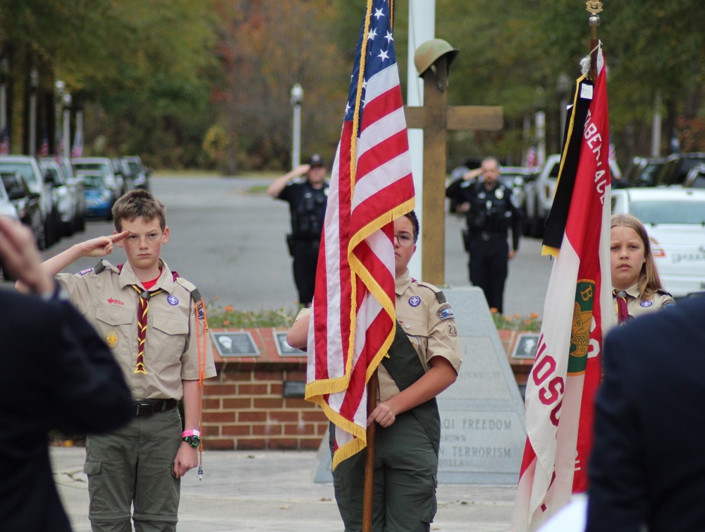 NWS Yorktown Commanding Officer participates in annual Veterans Day Event in Poquoson, Virginia