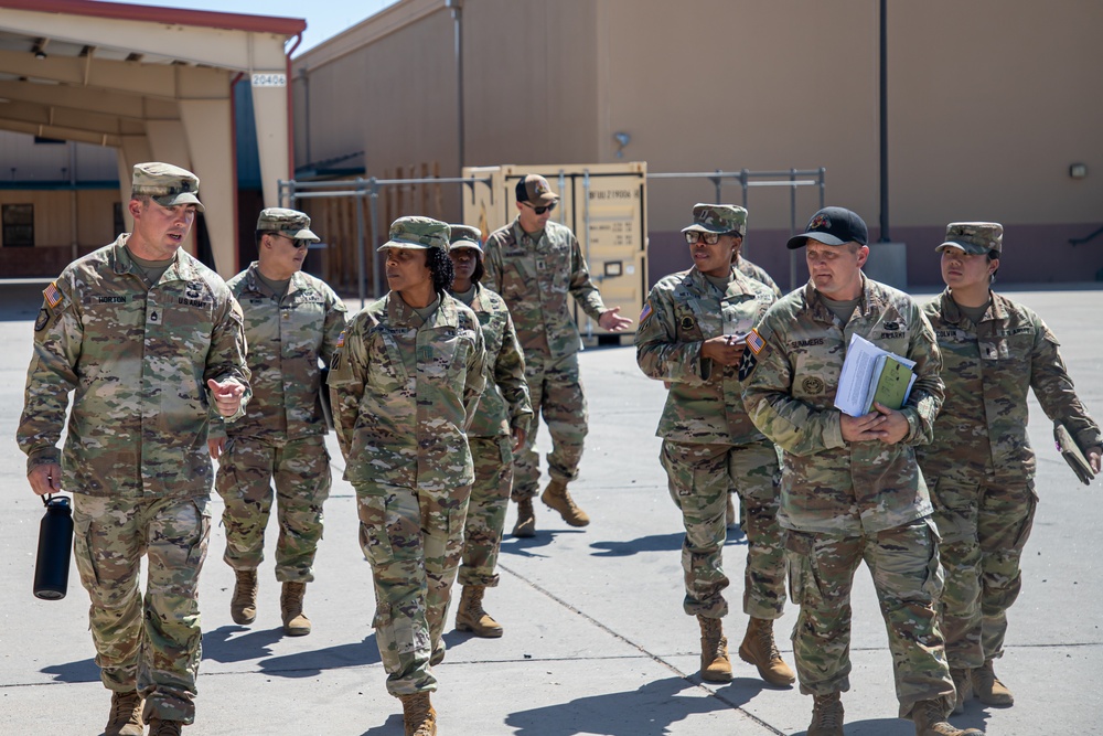 Senior Warrant Officer Advisor to the Chief of Staff of the Army Fort Bliss visit