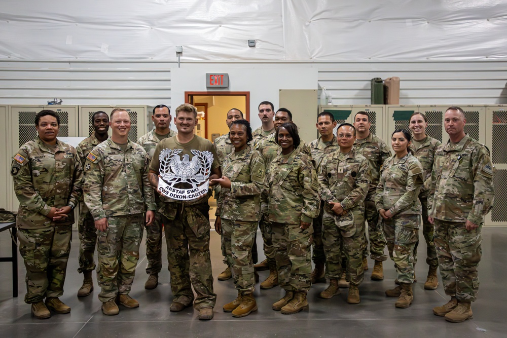 Senior Warrant Officer Advisor to the Chief of Staff of the Army Fort Bliss visit