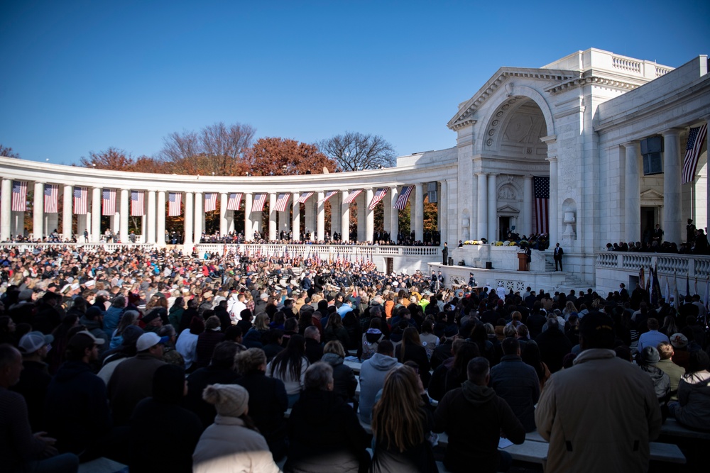 70th National Veterans Day Observance at Arlington National Cemetery