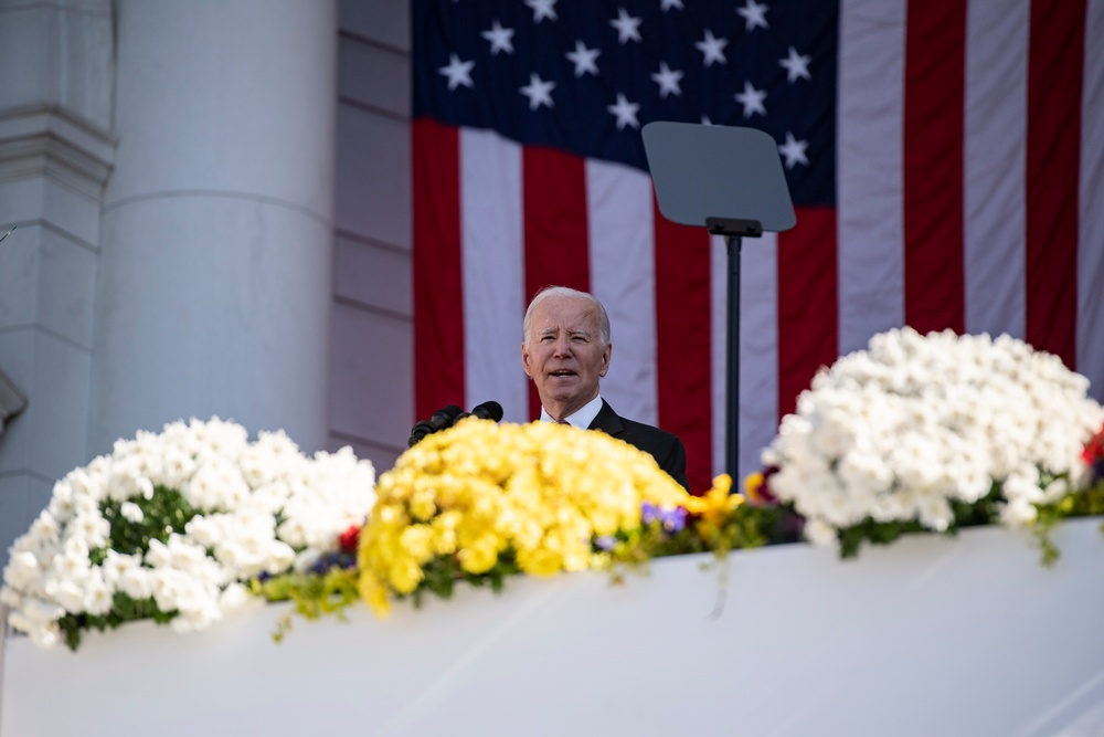 70th National Veterans Day Observance at Arlington National Cemetery