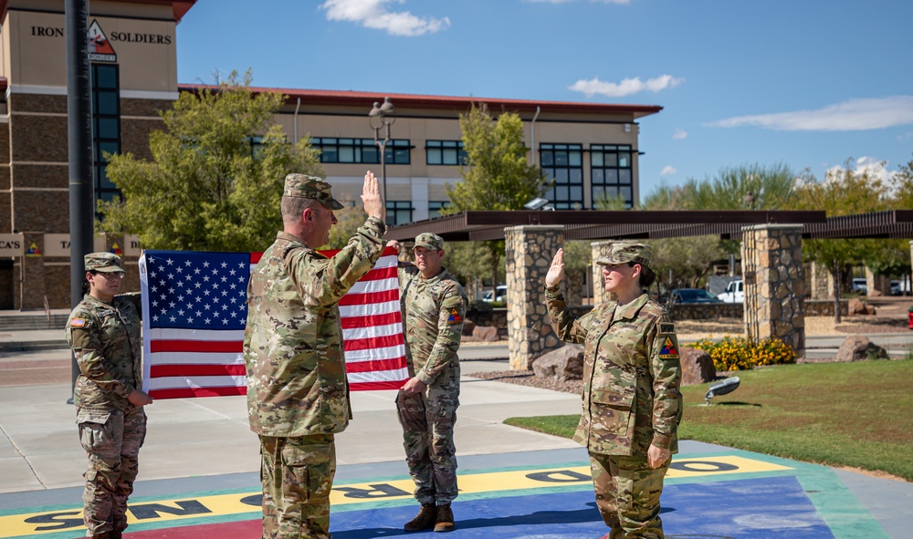 SFC Stewart’s Re-enlistment