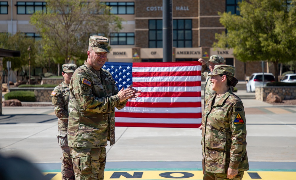 SFC Stewart’s Re-enlistment