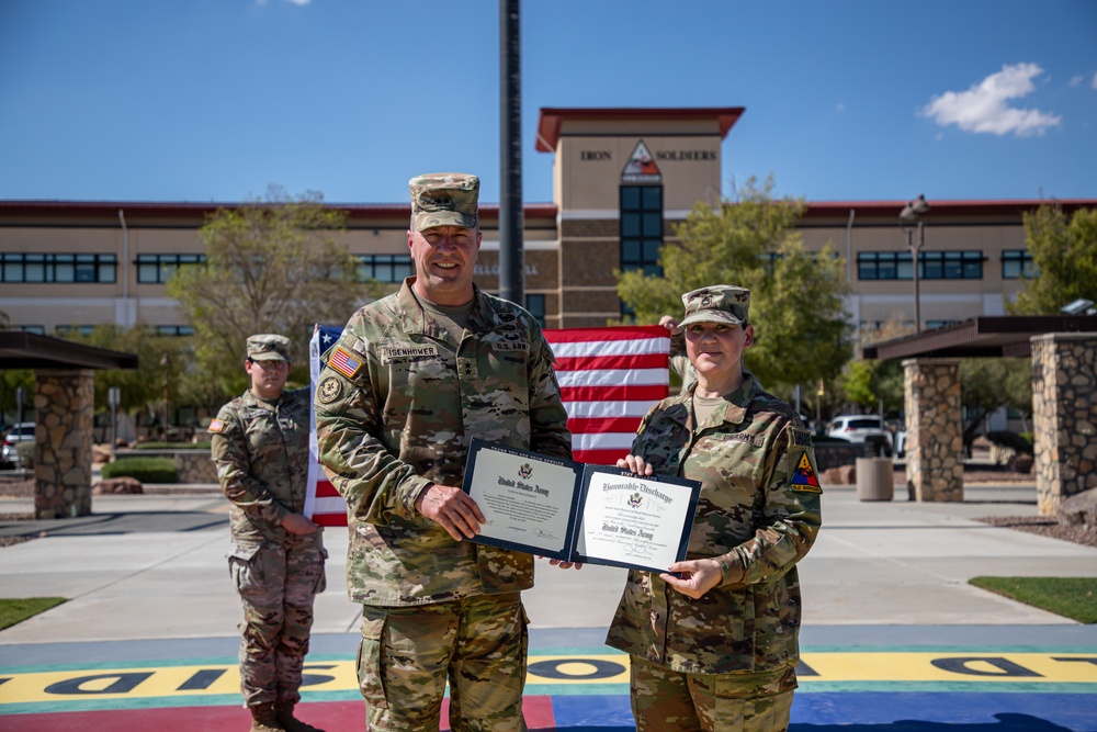 SFC Stewart’s Re-enlistment