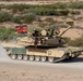 U.S. Army M1 Abrams moves onto range