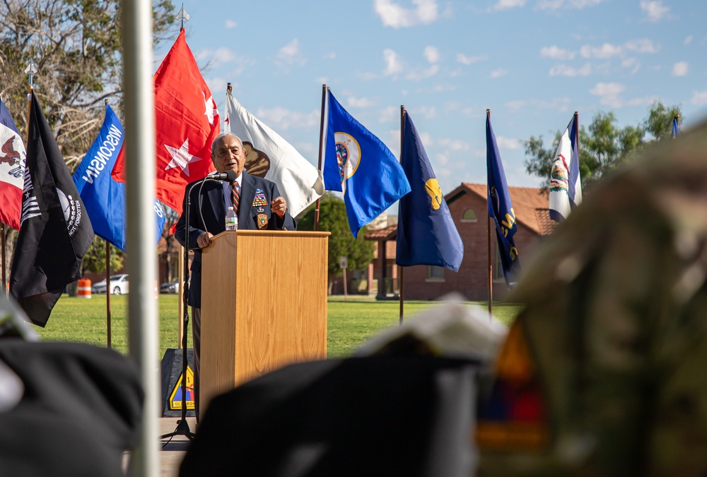 Former Vietnam POW speaks during National POW/MIA day