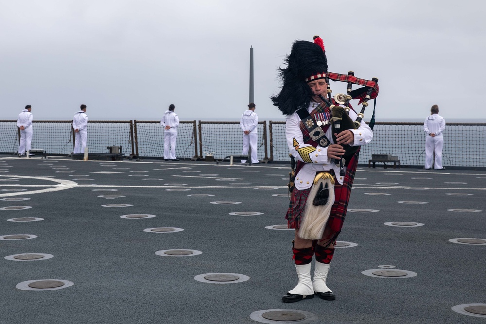 USS Pearl Harbor Arrives in Tonga