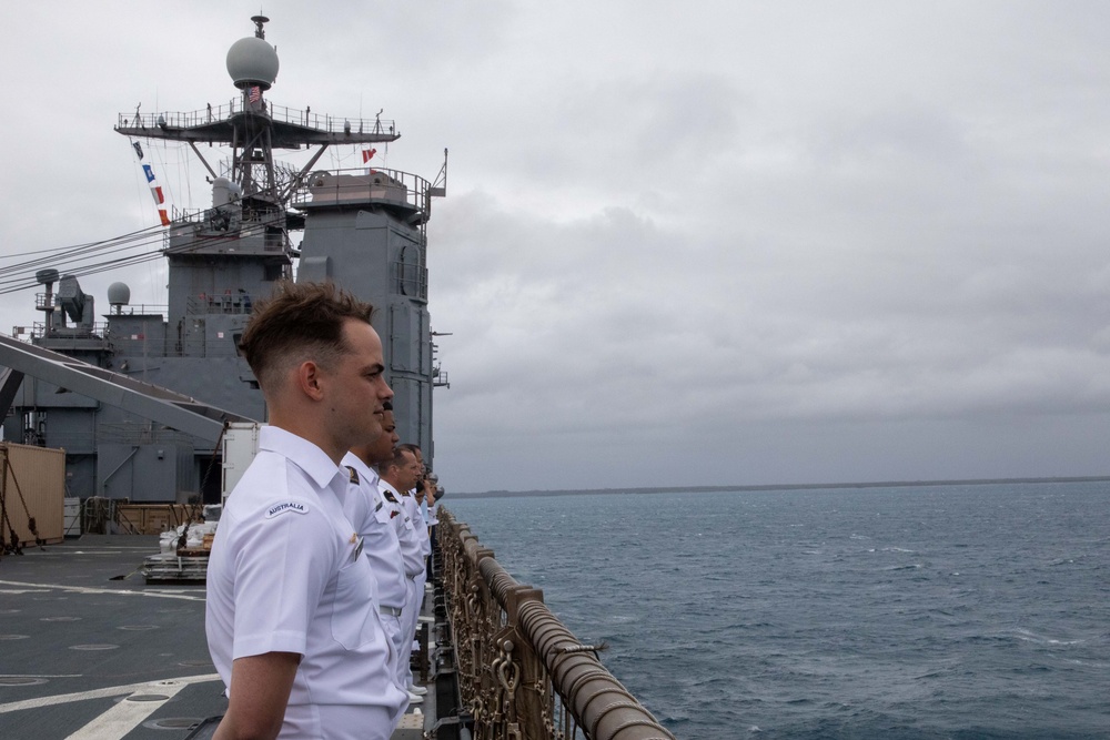 USS Pearl Harbor Arrives in Tonga