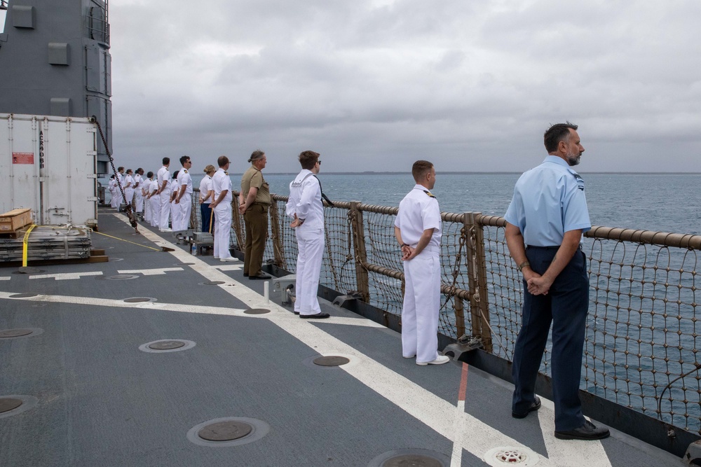 USS Pearl Harbor Arrives in Tonga