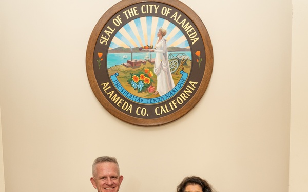 C2F COM Visits Alameda, USS Hornet Sea, Air, and Space Museum