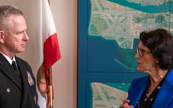 C2F COM Visits Alameda, USS Hornet Sea, Air, and Space Museum