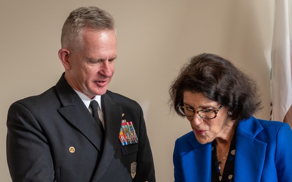 C2F COM Visits Alameda, USS Hornet Sea, Air, and Space Museum