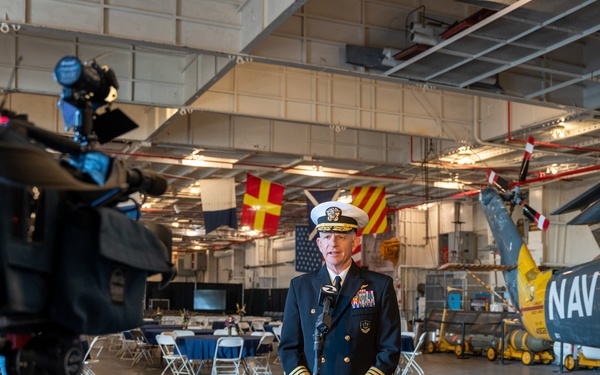 C2F COM Visits Alameda, USS Hornet Sea, Air, and Space Museum