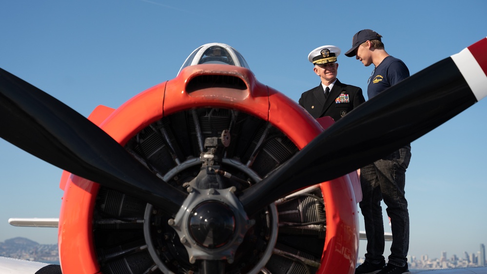 C2F COM Visits Alameda, USS Hornet Sea, Air, and Space Museum