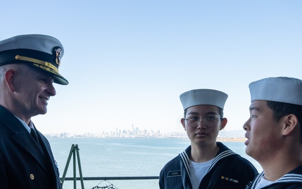 C2F COM Visits Alameda, USS Hornet Sea, Air, and Space Museum