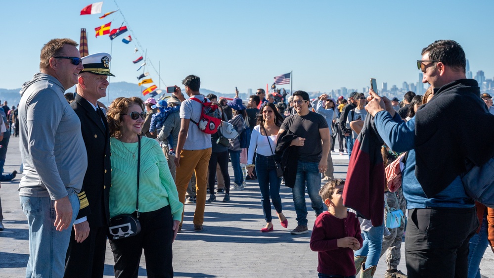 C2F COM Visits Alameda, USS Hornet Sea, Air, and Space Museum