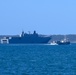 USV Ranger Transits Past HMAS Adelaide During Autonomous Warrior 2023