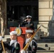 The U.S. Navy Band performs during a ceremony at the United States Navy Memorial in celebration of Veterans Day.