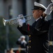 The U.S. Navy Band performs during a ceremony at the United States Navy Memorial in celebration of Veterans Day.