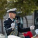 The U.S. Navy Band performs during a ceremony at the United States Navy Memorial in celebration of Veterans Day.