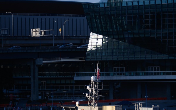 USV Seahawk Enters Darling Harbour