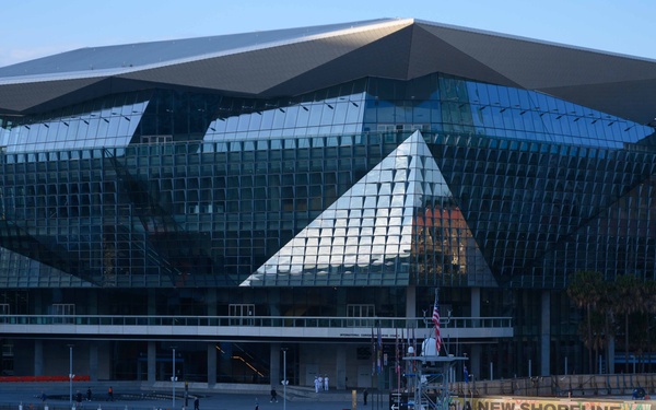 USV Seahawk Enters Darling Harbour