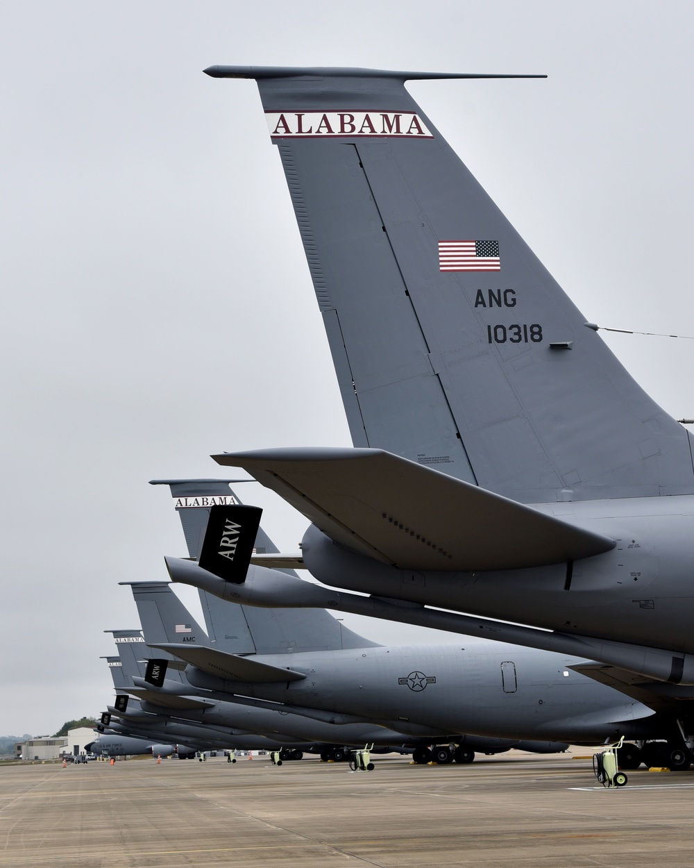 The 117th Air Refueling Wing's KC-135 Stratotanker fleet