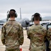 117th AMXS crew chiefs stand by to taxi KC-135 Stratotanker