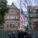 U.S. Marines conduct flag raising ceremony for locale community