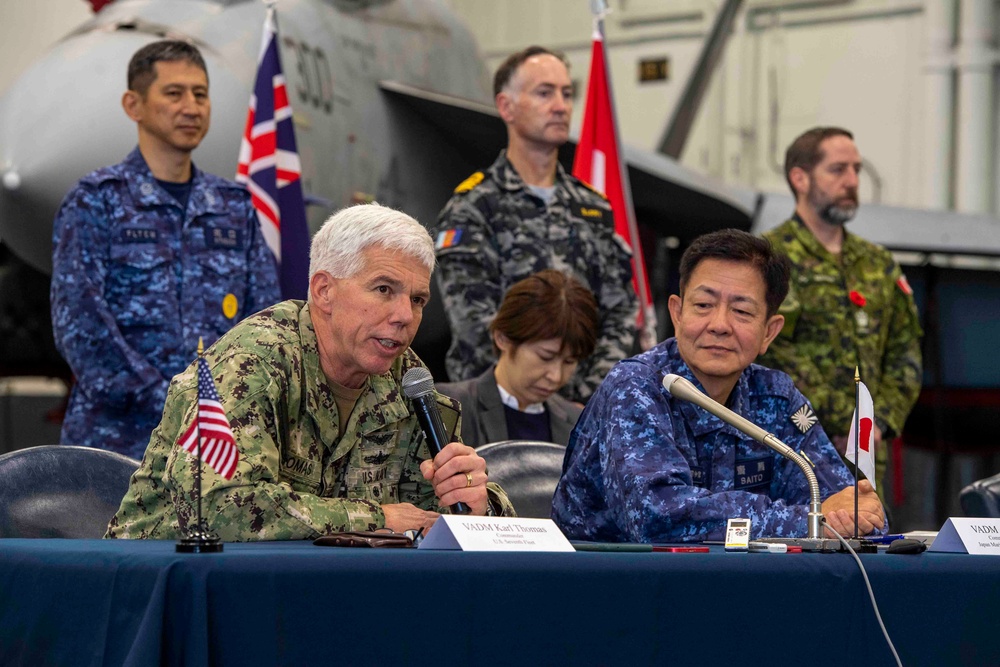 USS Carl Vinson (CVN 70) Host Multilateral Press Conference as Part of ANNUALEX 2023
