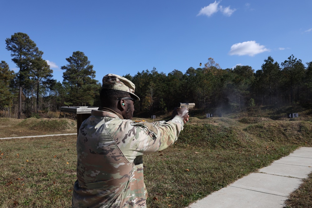 Best Squad Snapshot: Army Spc. Jayson Nwigwe M17 Pistol Qualification