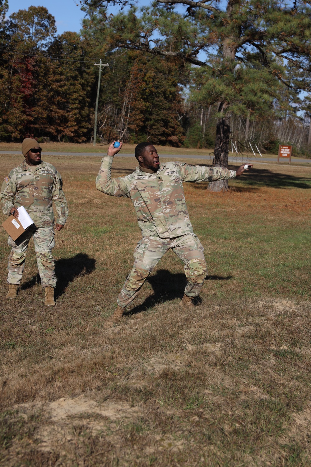 Best Squad Snapshot: Army Spc. Jayson Nwigwe Grenade Qualification