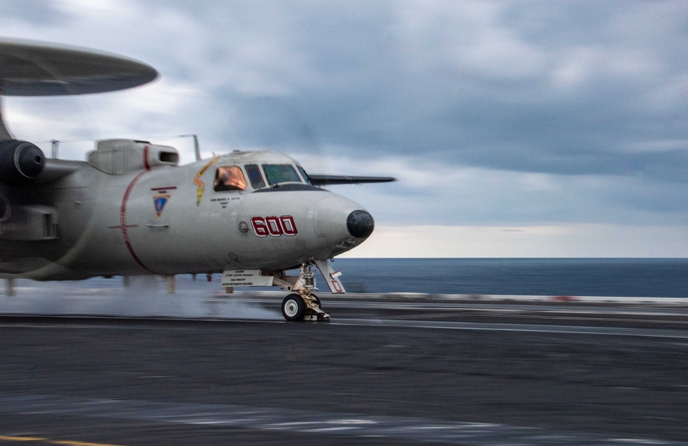 Ronald Reagan (CVN 76) conducts flight operations