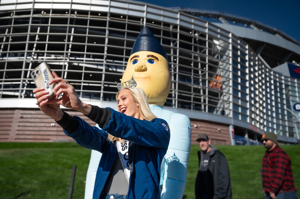 367RCS connect with fans at Air Force vs Army game