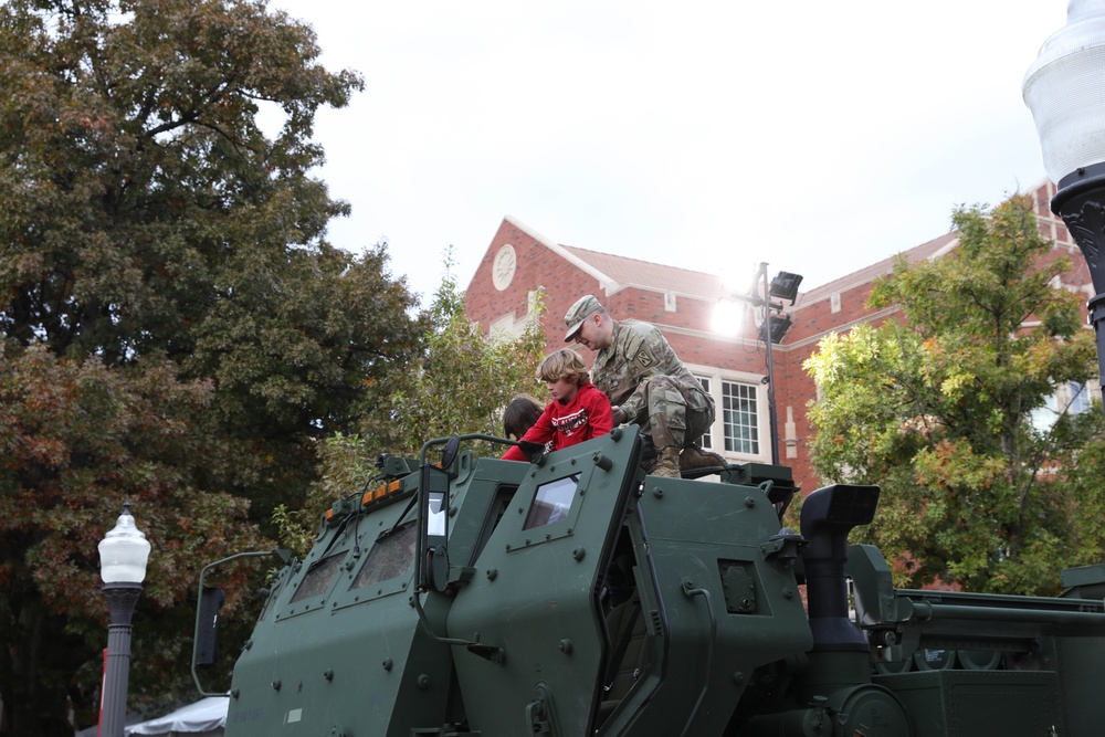 145th Army Band performs with the Pride of Oklahoma