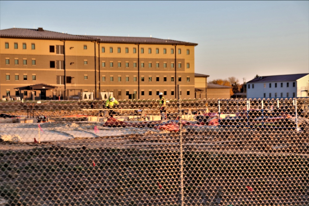 Footprint taking shape during construction of third, $28.08 million barracks at Fort McCoy; project also provides economic impact