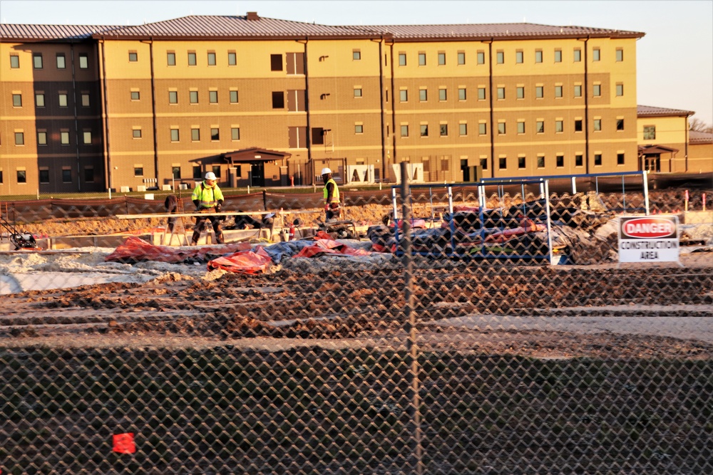 Footprint taking shape during construction of third, $28.08 million barracks at Fort McCoy; project also provides economic impact