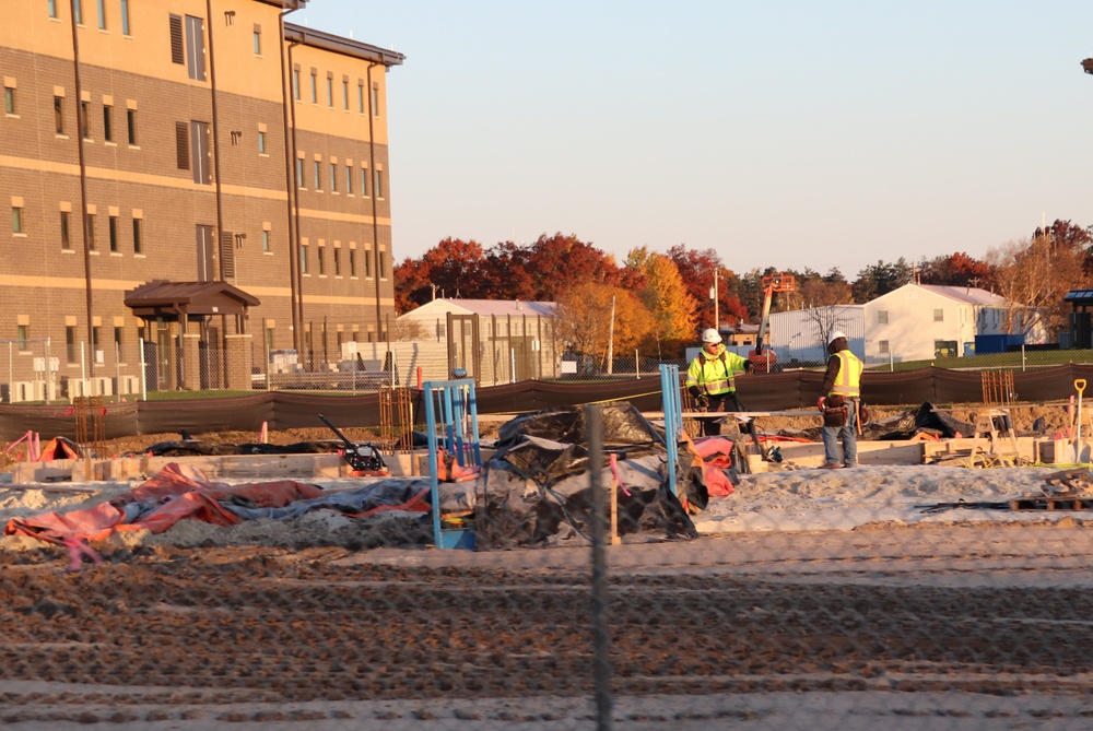 Footprint taking shape during construction of third, $28.08 million barracks at Fort McCoy; project also provides economic impact