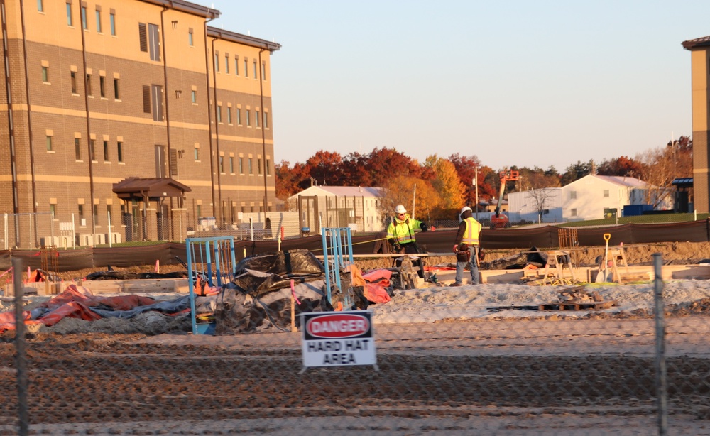 Footprint taking shape during construction of third, $28.08 million barracks at Fort McCoy; project also provides economic impact