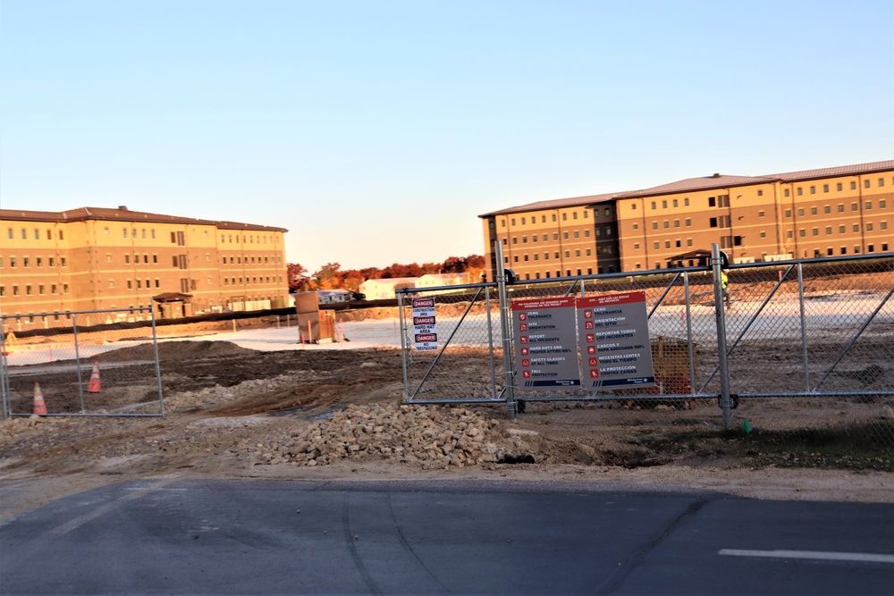 Footprint taking shape during construction of third, $28.08 million barracks at Fort McCoy; project also provides economic impact