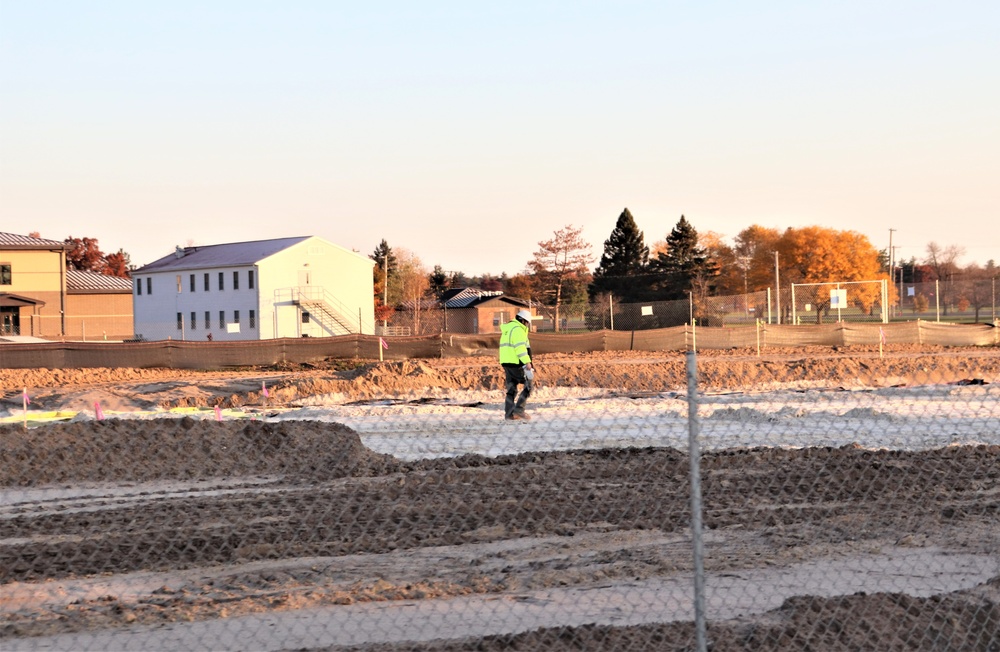 Footprint taking shape during construction of third, $28.08 million barracks at Fort McCoy; project also provides economic impact