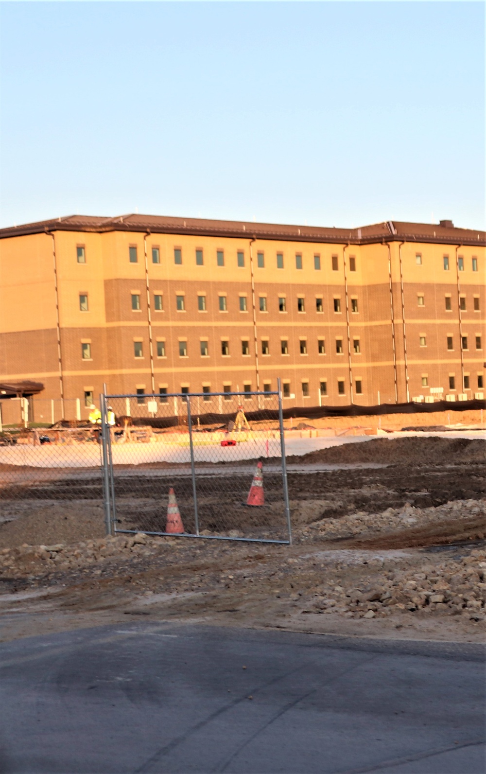 Footprint taking shape during construction of third, $28.08 million barracks at Fort McCoy; project also provides economic impact