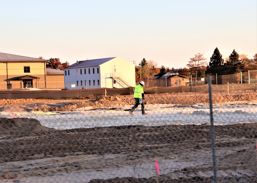 Footprint taking shape during construction of third, $28.08 million barracks at Fort McCoy; project also provides economic impact