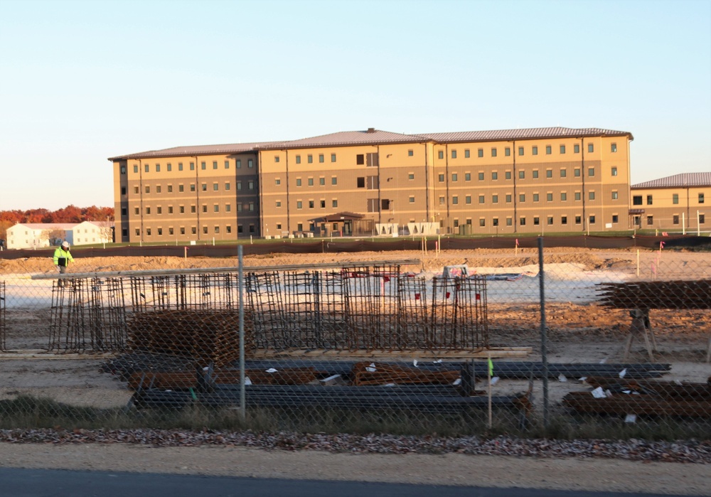 Footprint taking shape during construction of third, $28.08 million barracks at Fort McCoy; project also provides economic impact