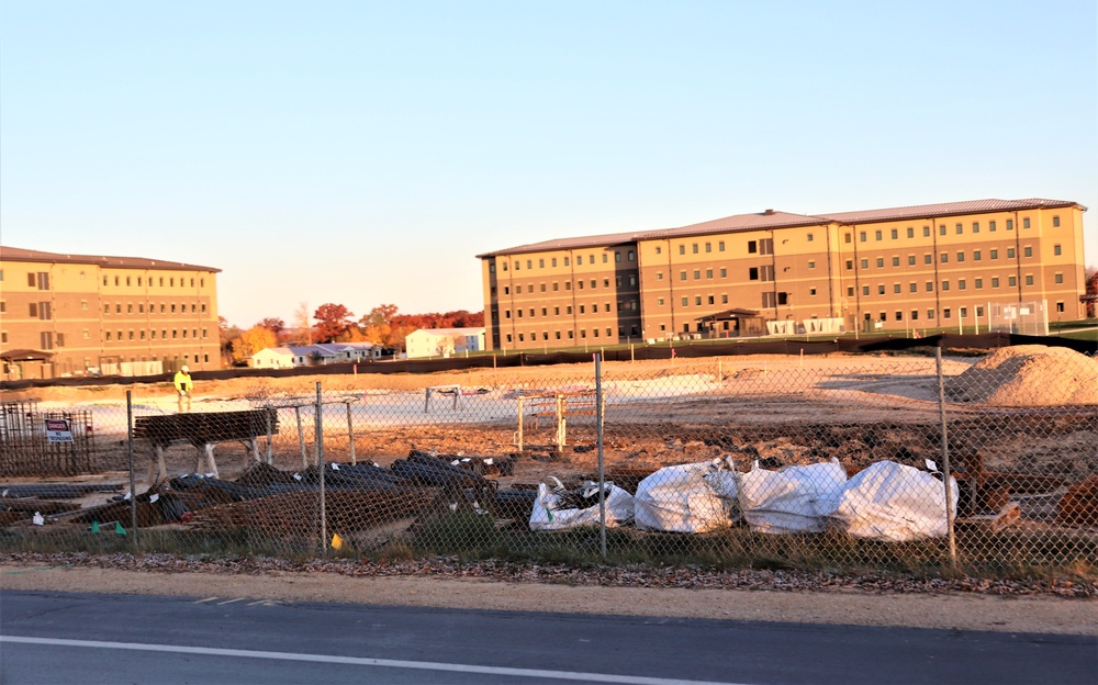 Footprint taking shape during construction of third, $28.08 million barracks at Fort McCoy; project also provides economic impact