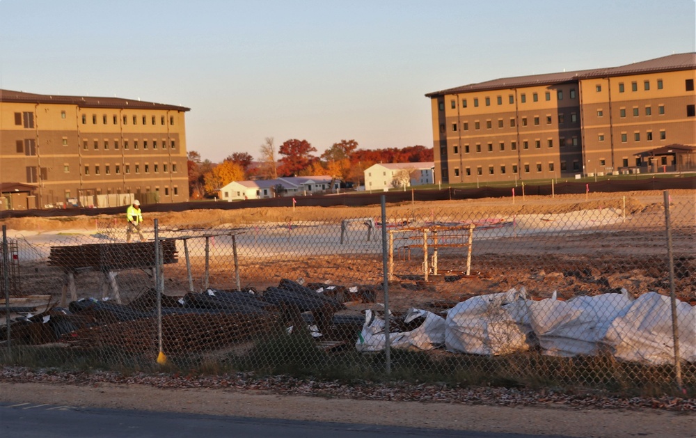 Footprint taking shape during construction of third, $28.08 million barracks at Fort McCoy; project also provides economic impact