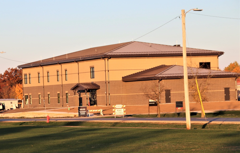 Fort McCoy’s brigade headquarters construction project now 90 percent complete just before Thanksgiving; work continues