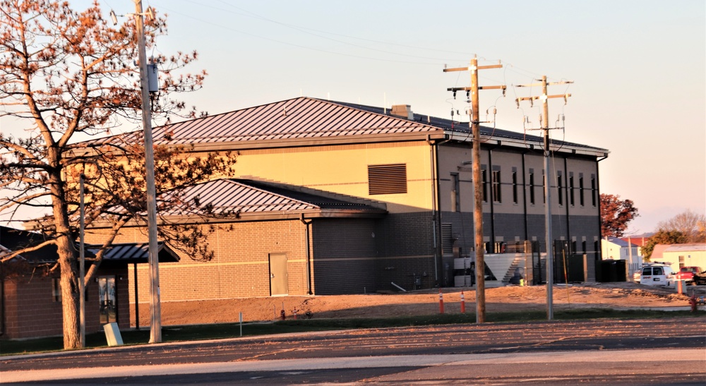 Fort McCoy’s brigade headquarters construction project now 90 percent complete just before Thanksgiving; work continues