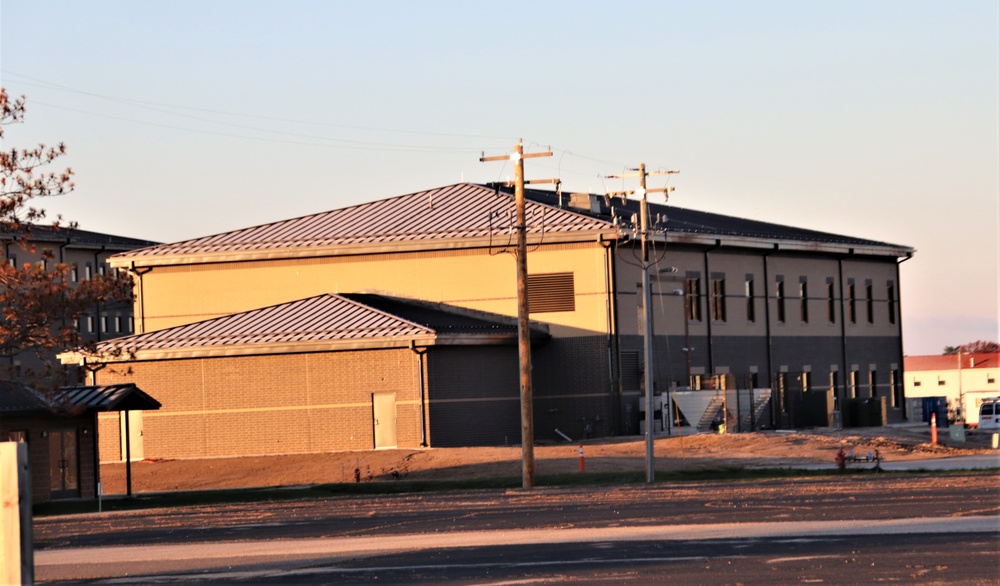 Fort McCoy’s brigade headquarters construction project now 90 percent complete just before Thanksgiving; work continues